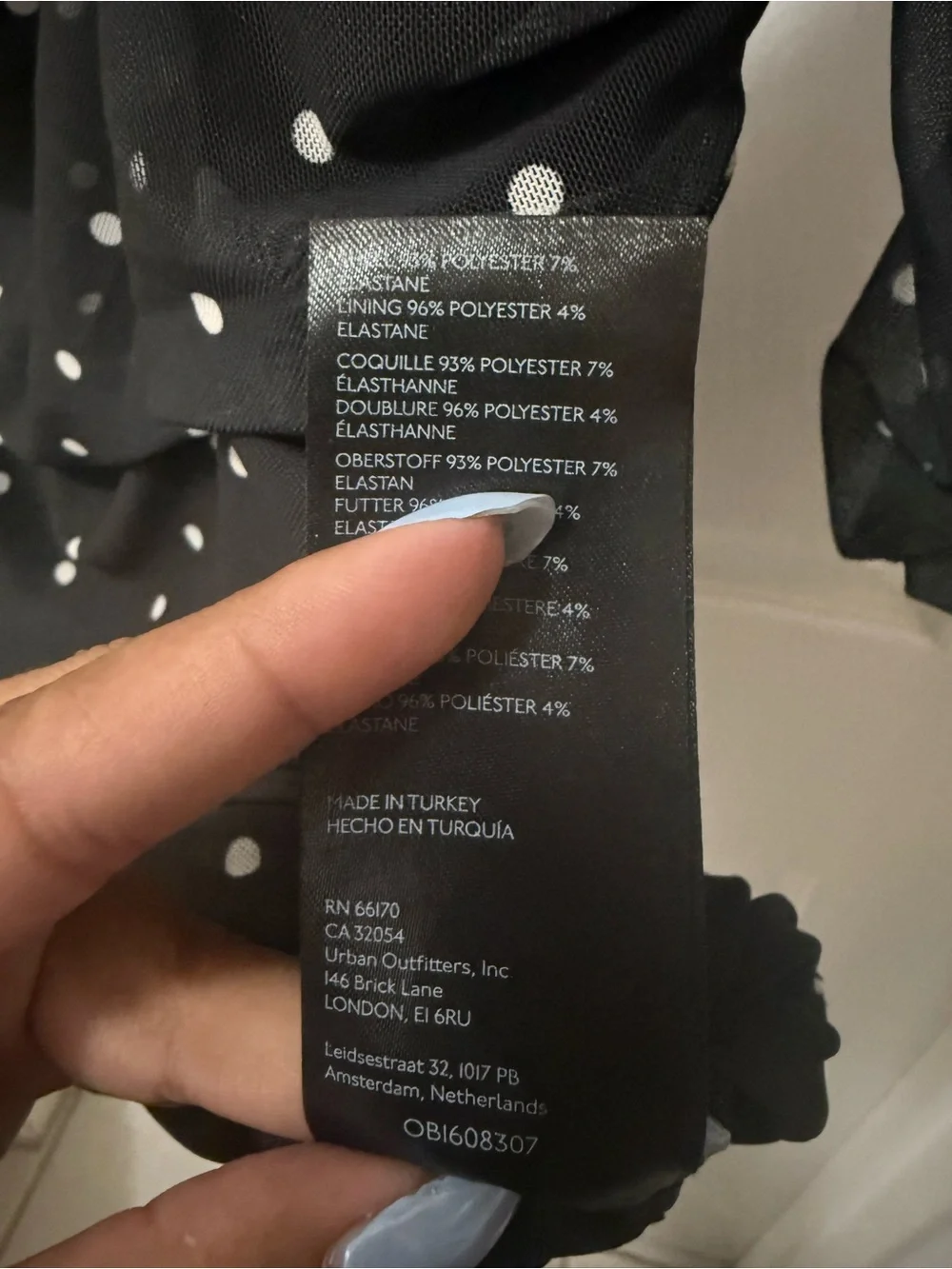 Anthropologie sheer black